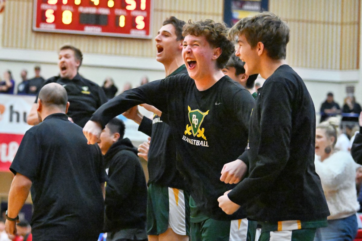 a Putnam North Eugene 5A Oregon boys basketball quarterfinal 2024 Leon Neuschwander 65